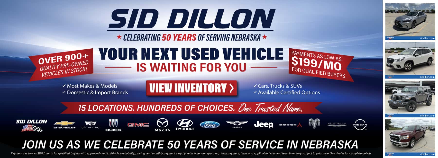 Used Vehicle Promo July 2026