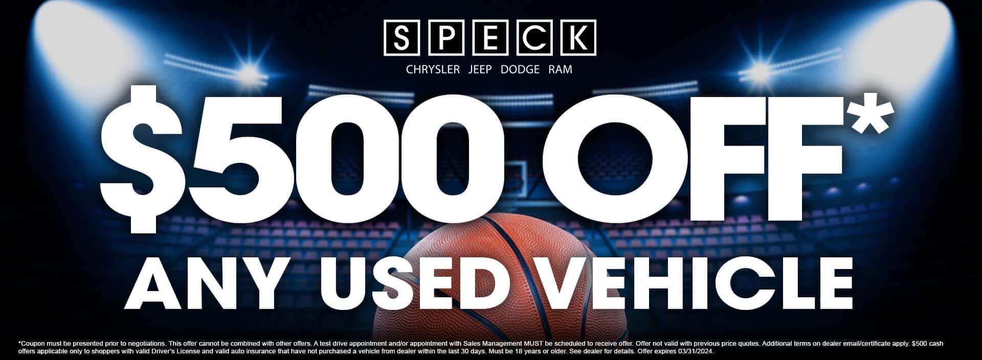 Sunnyside Used and New Car Dealer Speck Chrysler Jeep Dodge Ram