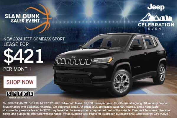 NEW 2025 JEEP COMPASS SPORT 4X4 LEASE SPECIAL