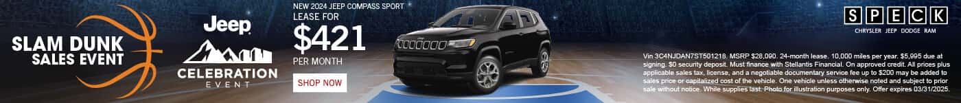 new 2025 jeep compass lease special