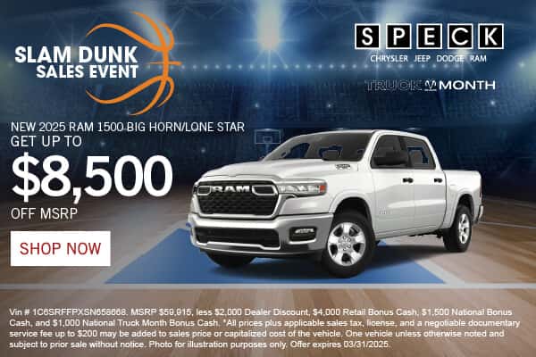 NEW 2025 RAM 1500 BIG HORN CREW CAB 4X4 5'7' BOX