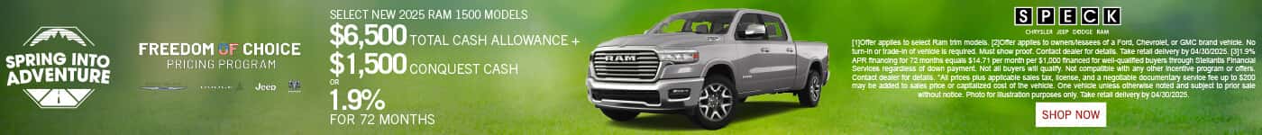 new 2025 ram 1500 specials