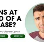 What happens at the end of a car lease graphic
