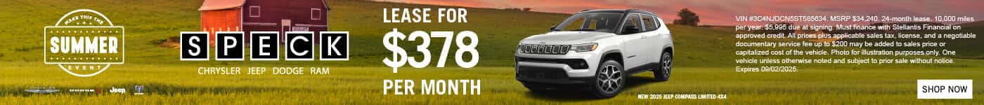 lease a new jeep compass for $