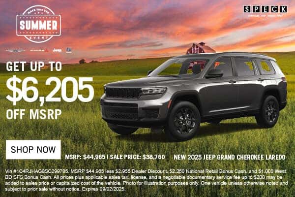 NEW 2025 JEEP GRAND CHEROKEE LAREDO X 4X4
