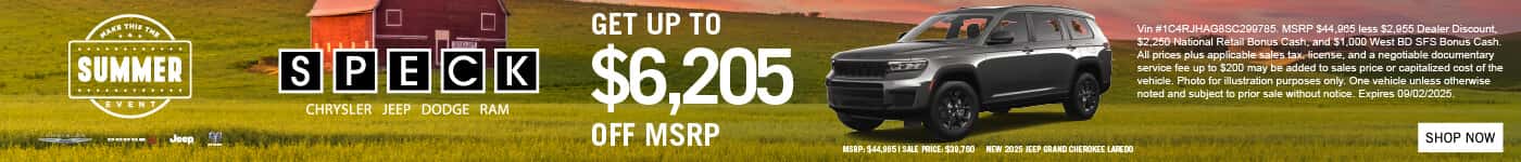 2025 jeep grand cherokee special