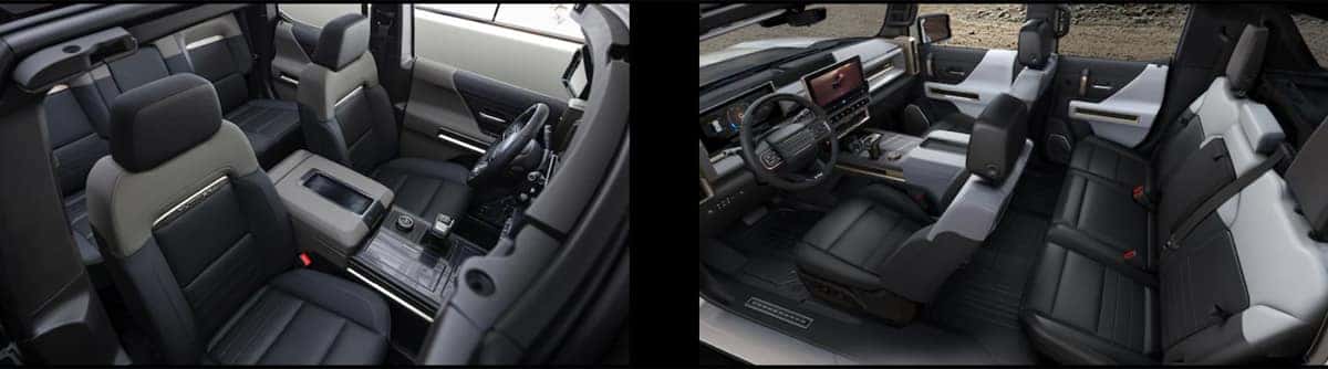Hummer EV interior