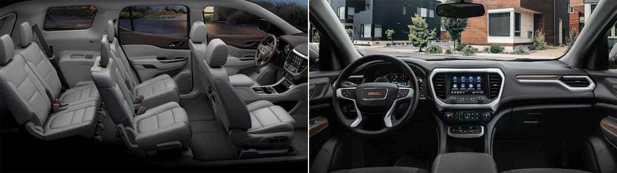 GMC Acadia interior