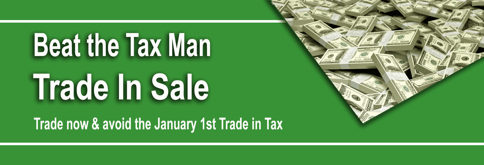 Beat the Tax Man Trade in Sale at Berman Auto Group