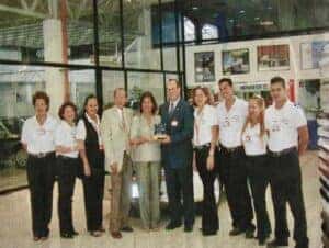 The Prosperi Cumaná team, generations ago