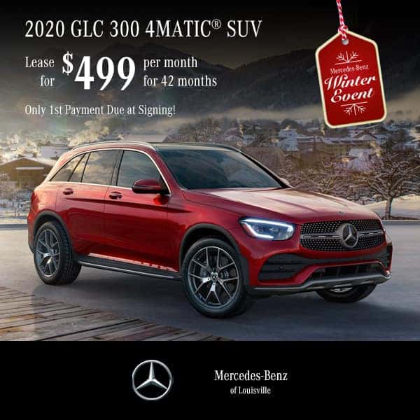 Lease a 2020 GLC 300 4MATIC® SUV ONLY FIRST PAYMENT DUE AT SIGNING!