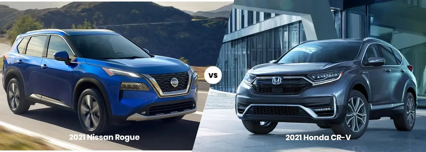 honda cr v vs nissan rogue 2021