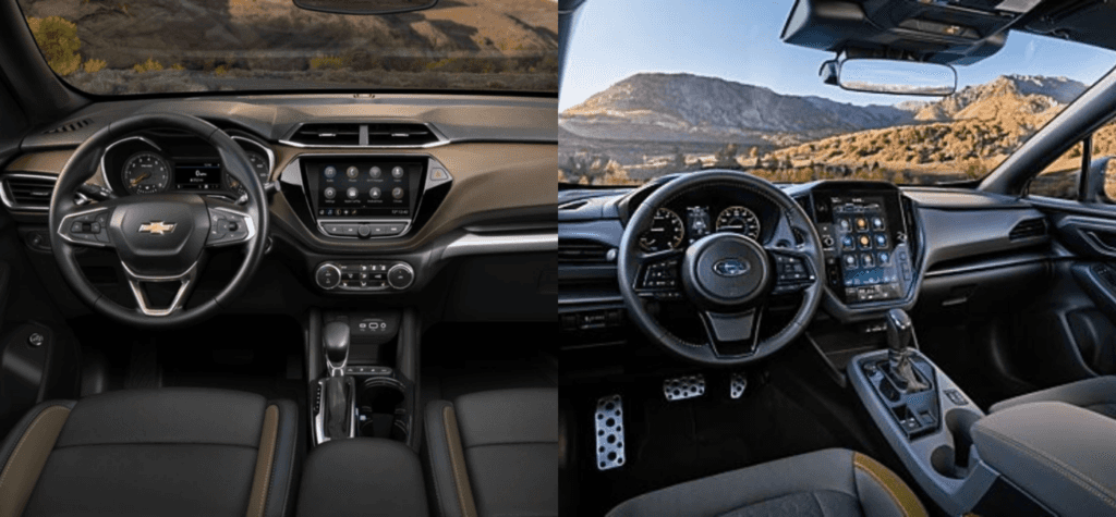 Trailblazer vs Crosstrek Interiors