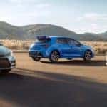 Parked 2020 Toyota Corolla models in different colors