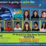 Toyota, Tampa, Yaris, Car Give Away, Perfect Attendance,
