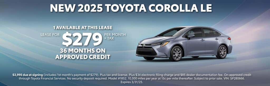 New Toyota Specials | Toyota Lease Deals | Tracy Toyota