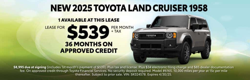 NEW 2025 TOYOTA LAND CRUISER 1958