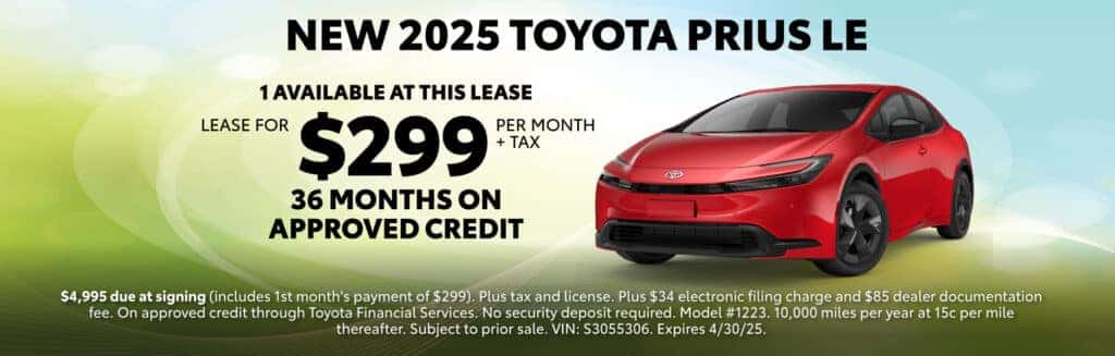 NEW 2025 TOYOTA PRIUS LE