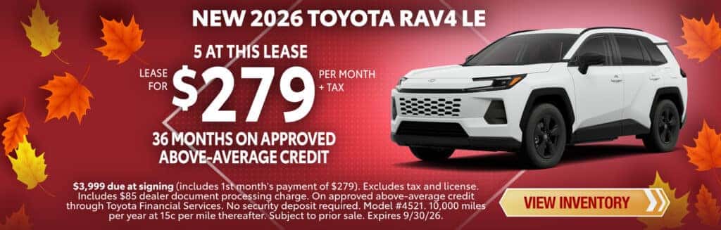 NEW 2026 TOYOTA RAV4 LE