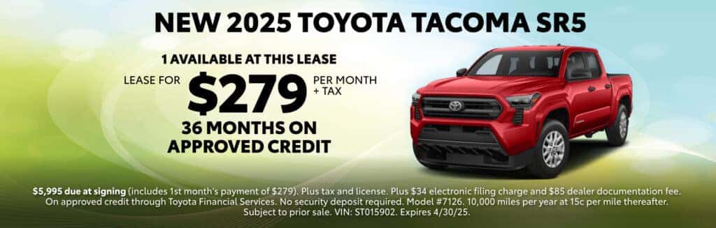 NEW 2025 TOYOTA TACOMA SR5