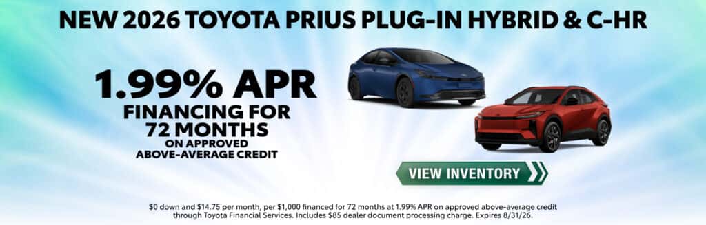 NEW 2026 TOYOTA PRIUS PLUG-IN HYBRID & C-HR