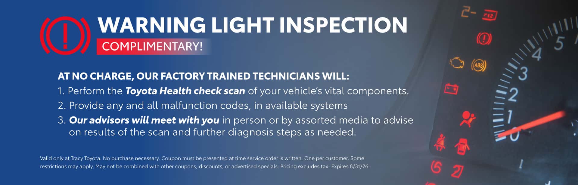 WARNING LIGHT INSPECTION