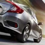 2018 Honda Civic driving in the city