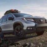 2019 Honda Passport parked on mountain