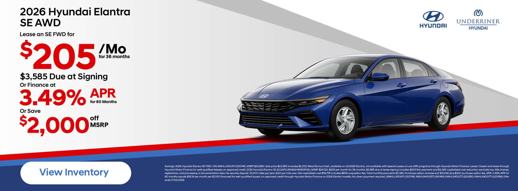 New 2026 Hyundai Elantra