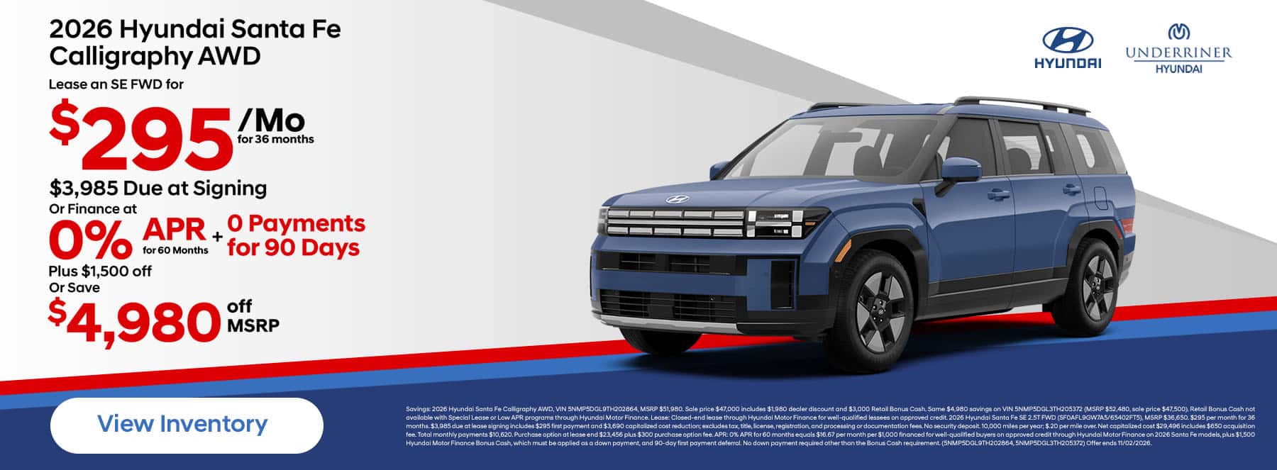 New 2026 Hyundai Santa Fe