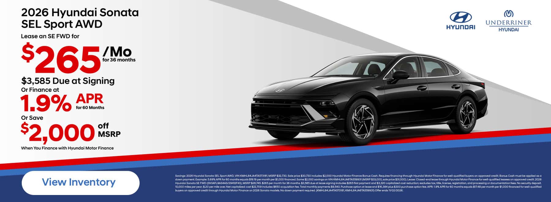 New 2026 Hyundai Sonata