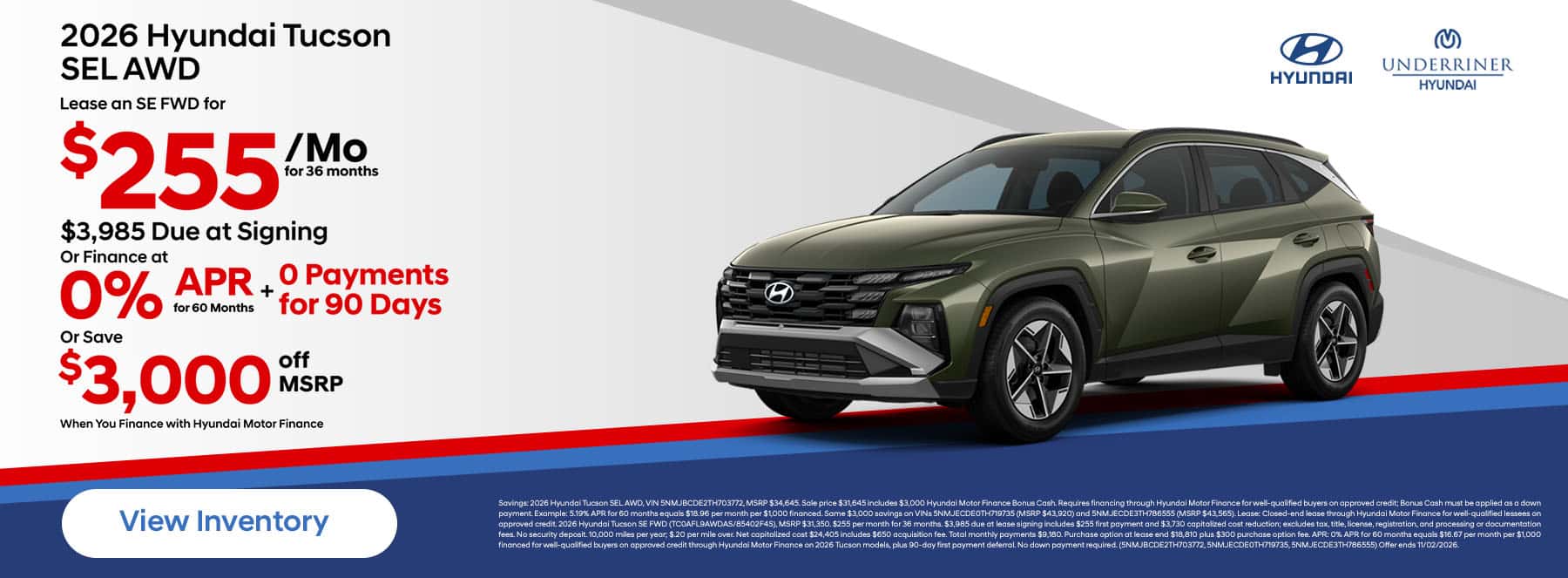 New 2026 Hyundai Tucson