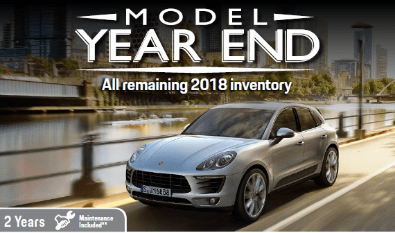 Porsche Model Year End