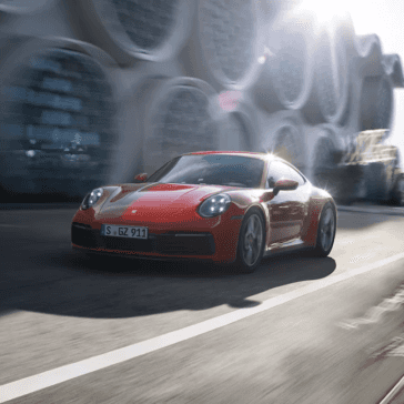 2020 Porsche 911 Carrera driving