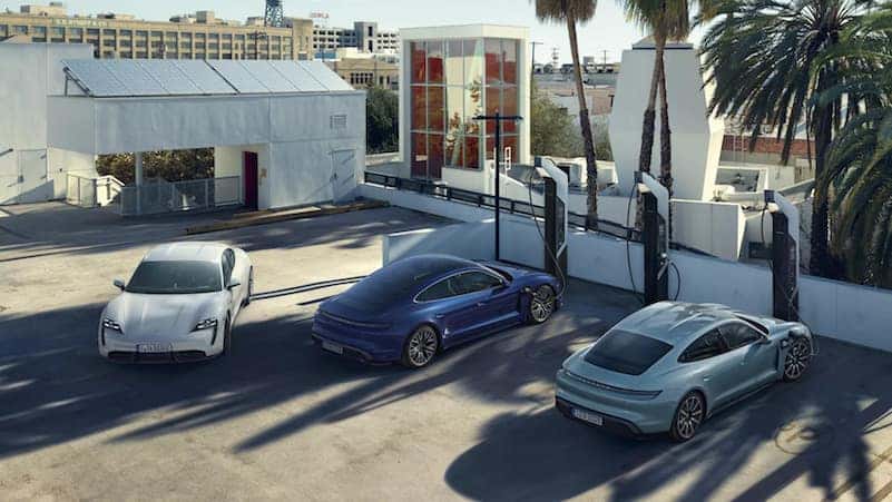 Porsche taycan deals charger