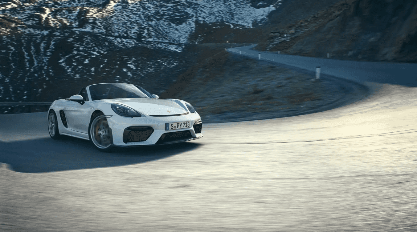 2021 Porsche 718 Spyder Side