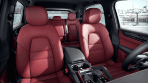 2022 Porsche Cayenne Black/Bordeaux Red Interior