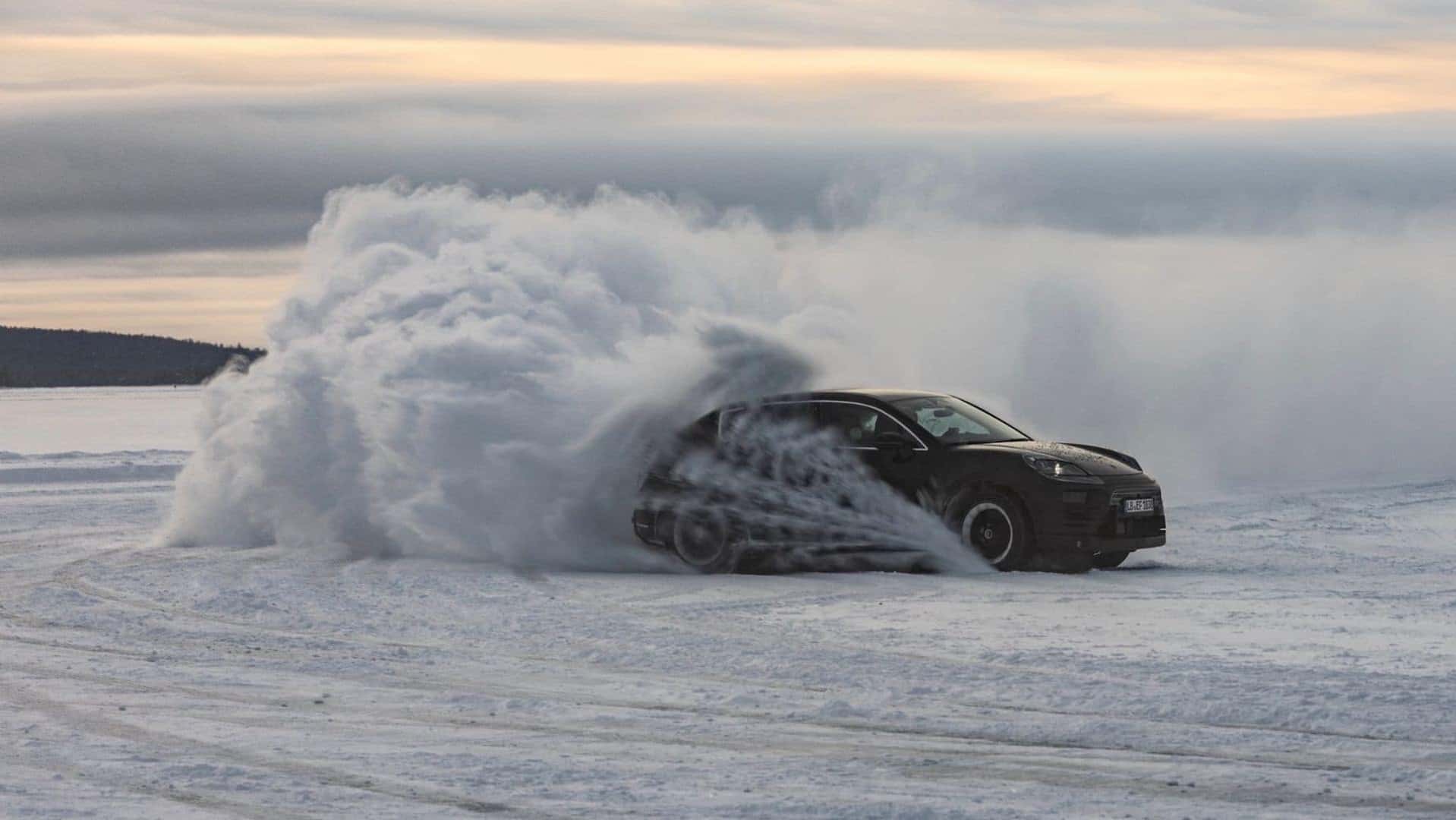 Schne Electric Porsche Macan Ebenbild